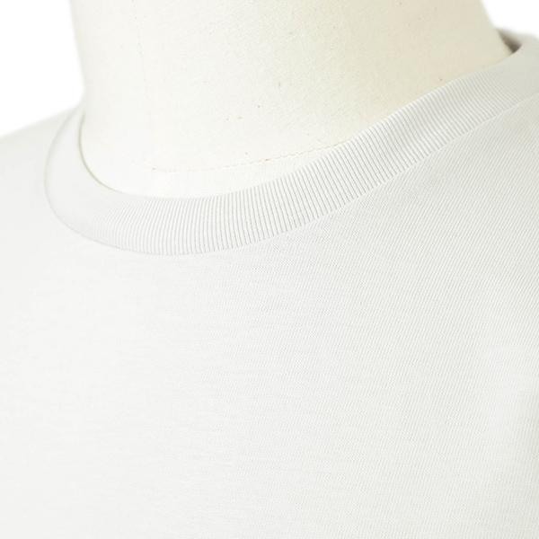 HERNO / コットン クルーネック Tシャツ ホワイト HERNO ヘルノ クルーネックTシャツ/CHIC COTTON JERSEY ＆ NEW